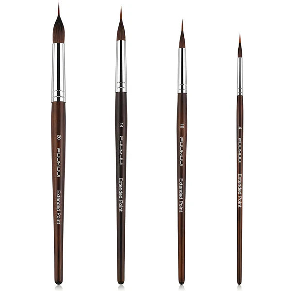 Fuumuui Professional Sable Extended Points Brush