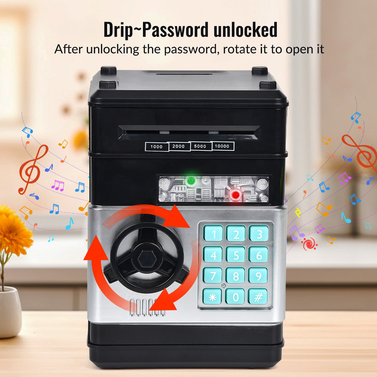 🔥CARTOON ATM PASSWORD PIGGY BANK