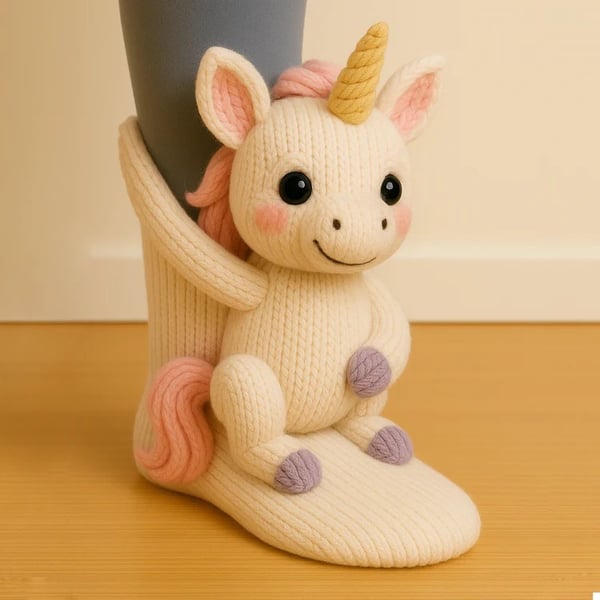 Weihnachtsstricksocken, Warme Bodensocken