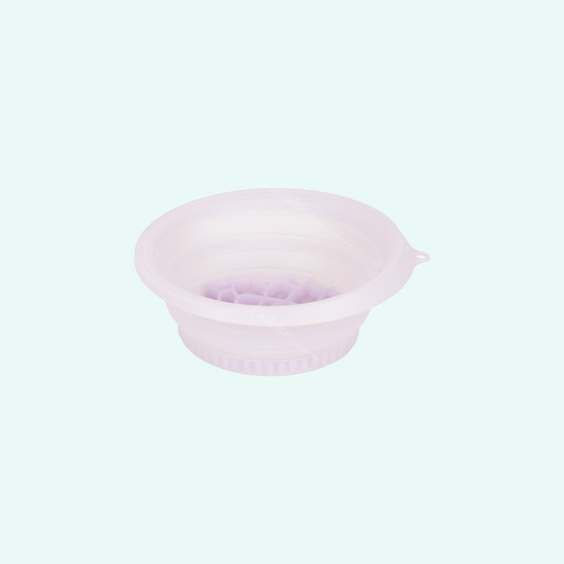 Foldable silicone wash basin