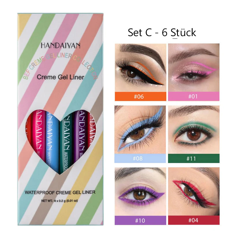 20-piece coloured eyeliner pen set (20-piece coloured eyeliner pen set