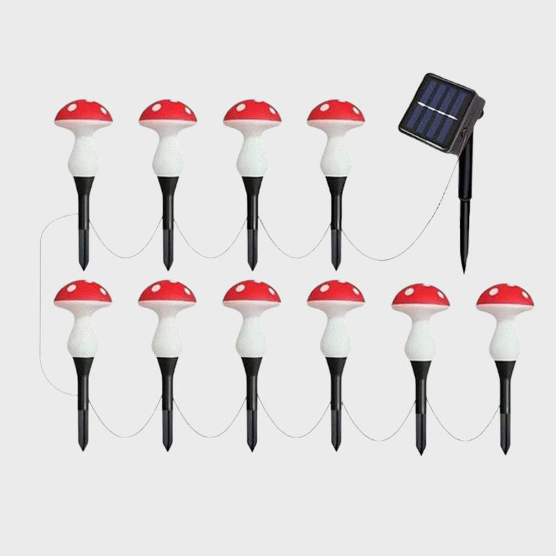 ๐โจ Solar Mushroom Light