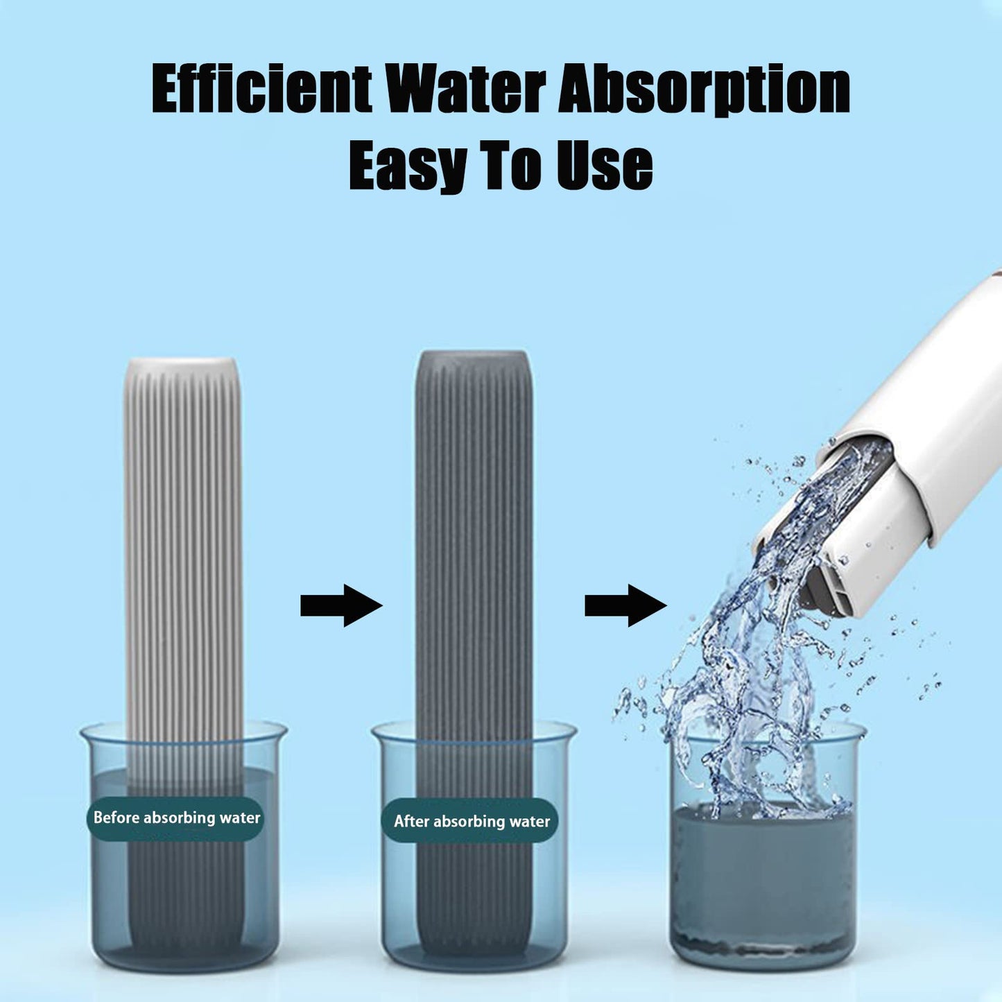 🔥2025 Hot SALE🔥 Lazy Hand Wash-Free Strong Absorbent Mop