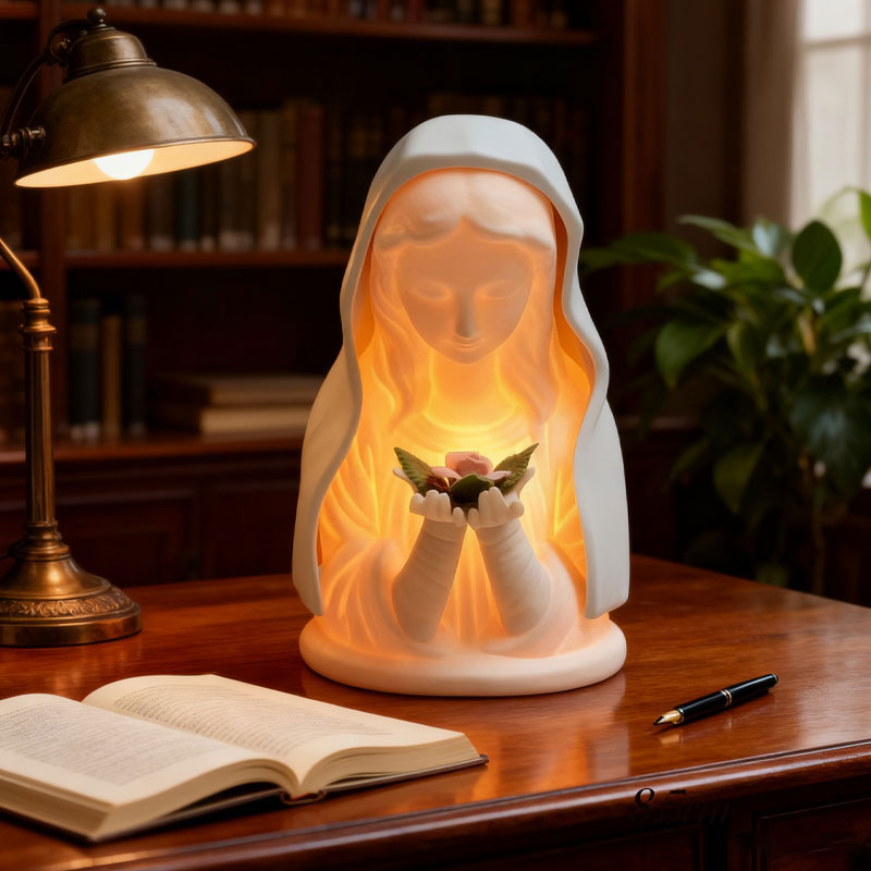 Nachtlampe zum Gebet an die Jungfrau Maria