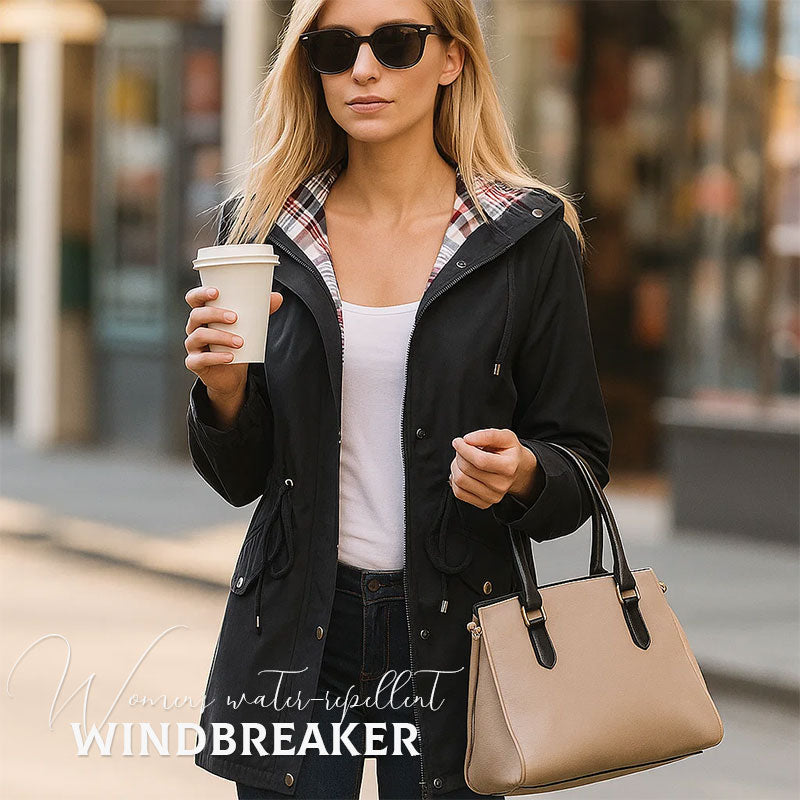 Women's water-repellent windbreaker