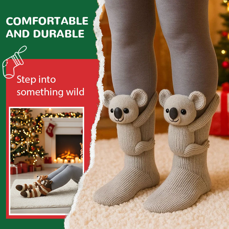 Weihnachtsstricksocken, Warme Bodensocken
