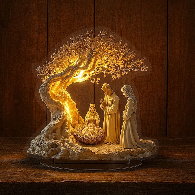 Jesus Baum Des Lebens Neugeborenen Desktop Dekoration