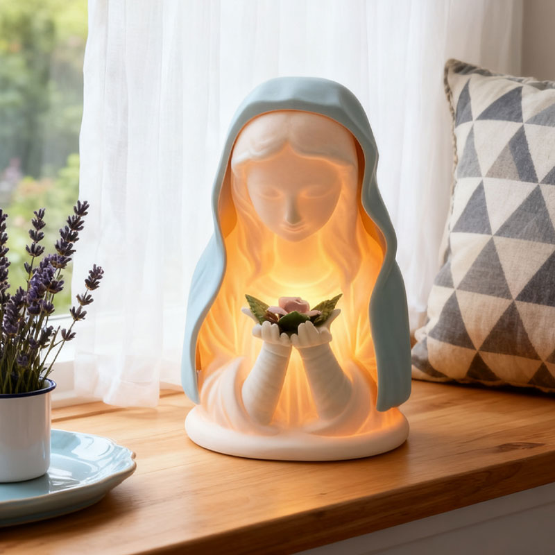 Nachtlampe zum Gebet an die Jungfrau Maria