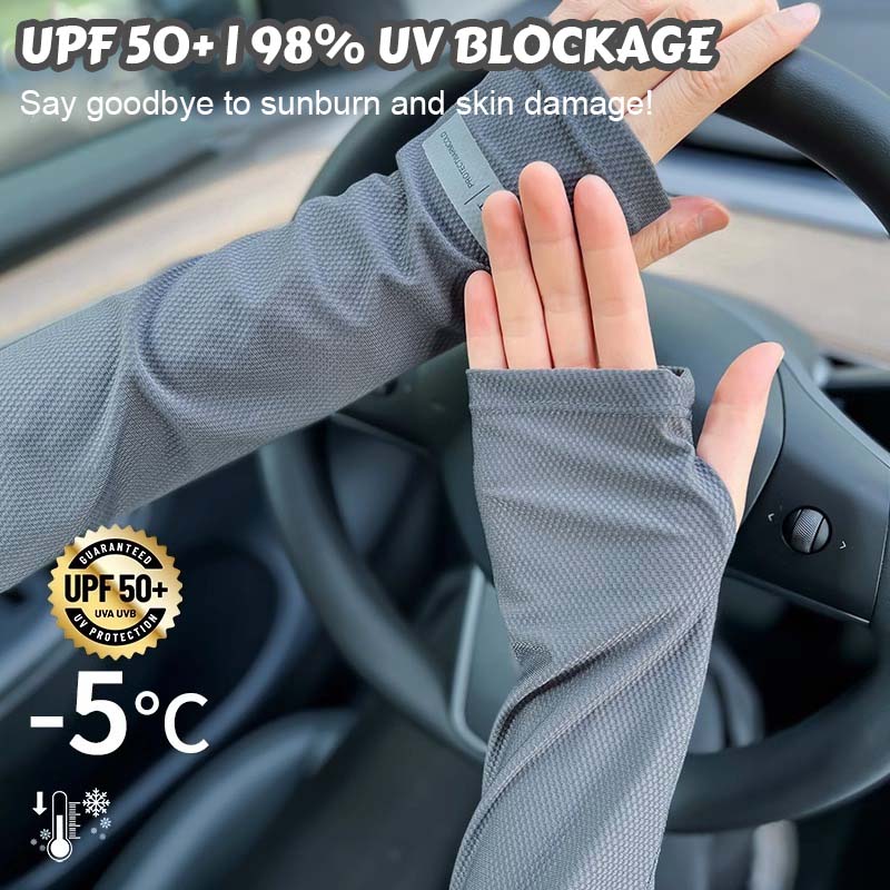 ❄️☀️ Summer Ice Silk UV Protection Sleeves & Face Covers