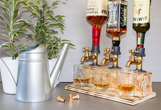 Whiskey wood Dispenser/Handmade Wooden Alcohol Dispenser