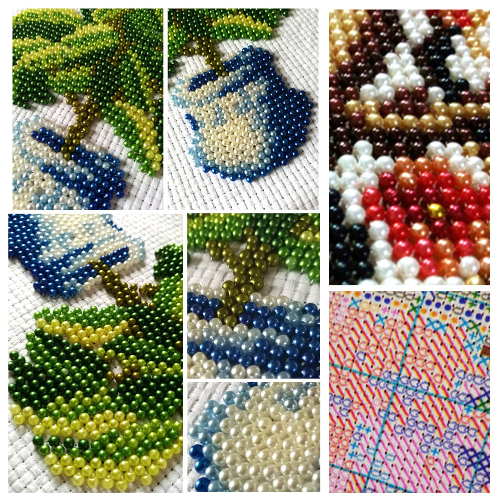 Sunflower – Cross stitch kit with beads (66 x 49 cm)
