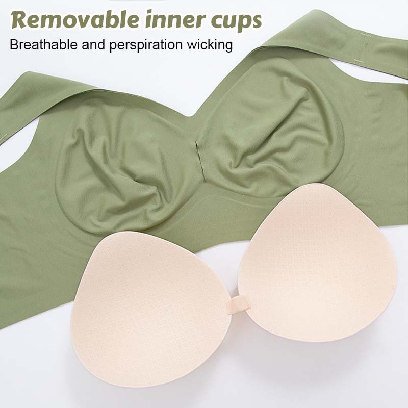 Large Size Thin Seamless Push Up Bra