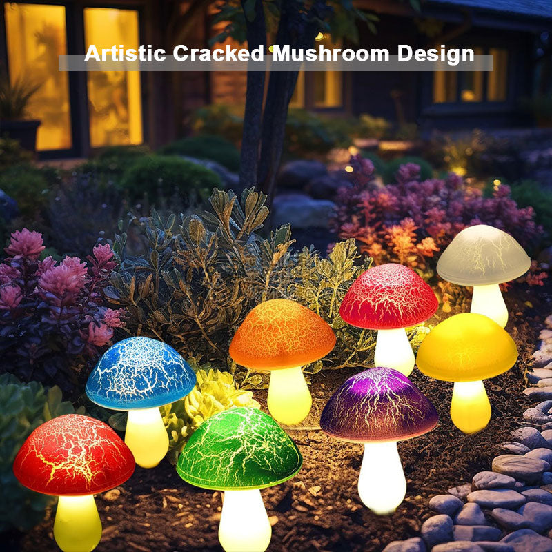 ๐โจ Solar Mushroom Light