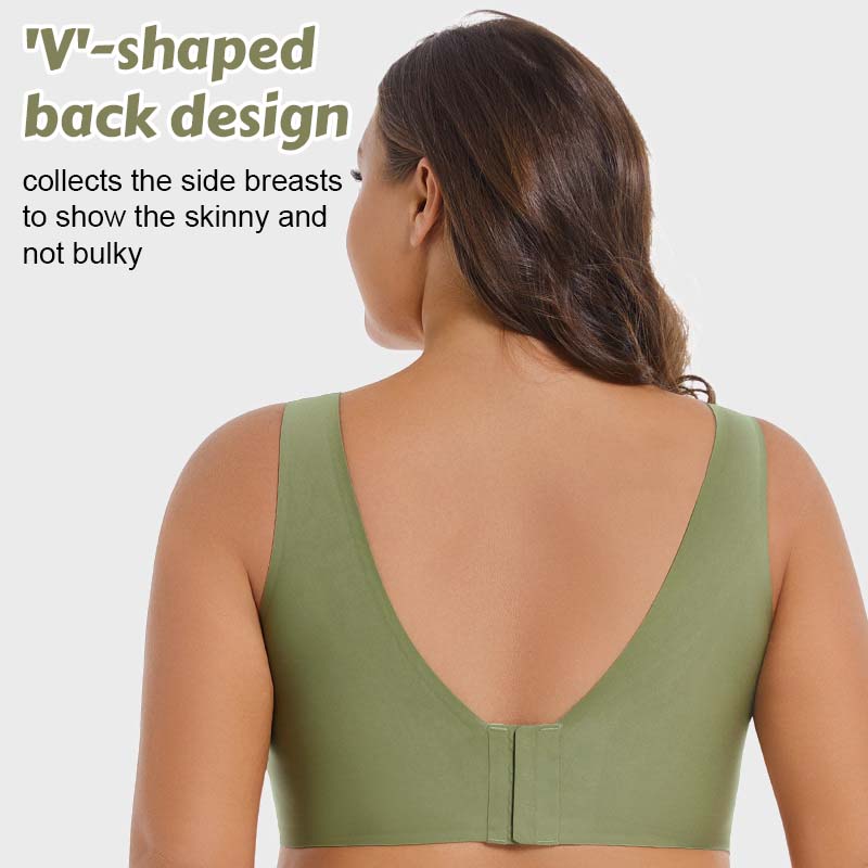 Large Size Thin Seamless Push Up Bra