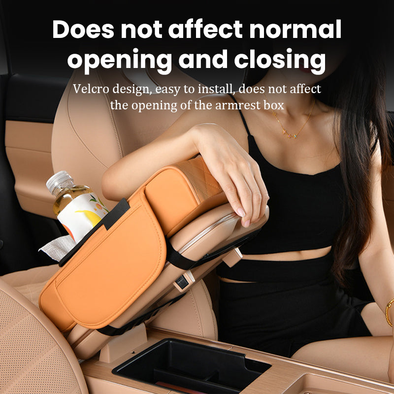 4-In-1 Car Heightened Central Armrest Tissue