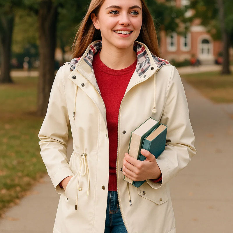 Women's water-repellent windbreaker