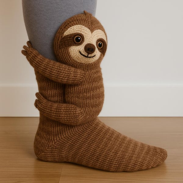 Weihnachtsstricksocken, Warme Bodensocken