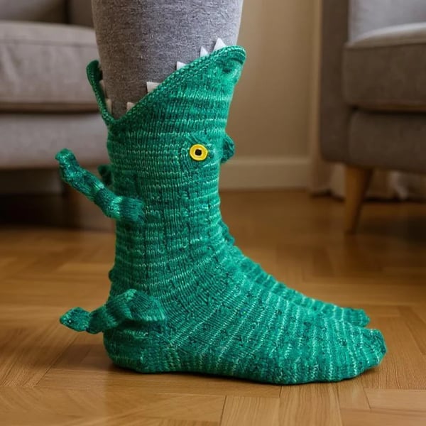 Weihnachtsstricksocken, Warme Bodensocken