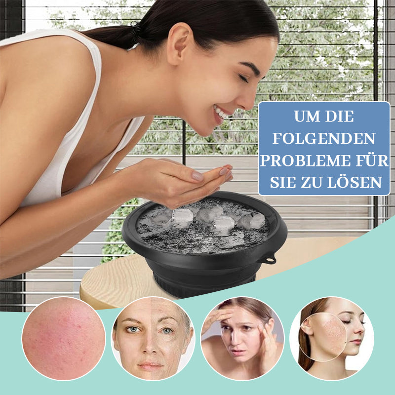 Foldable silicone wash basin