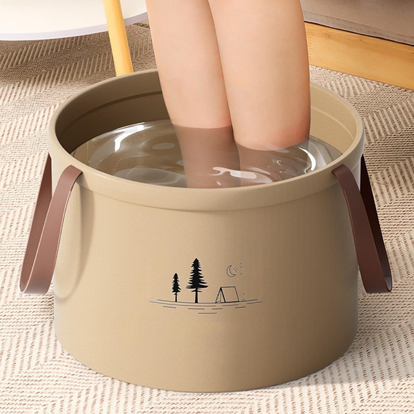 Foldable water container