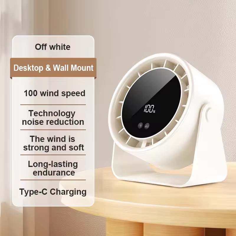 🌬️Digital Display Turbo Circulation Fan (Desktop/Wall-Mounted)🌬️