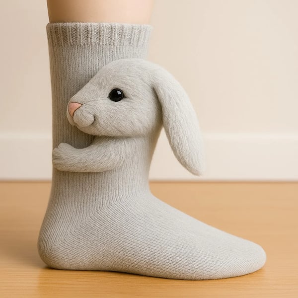 Weihnachtsstricksocken, Warme Bodensocken