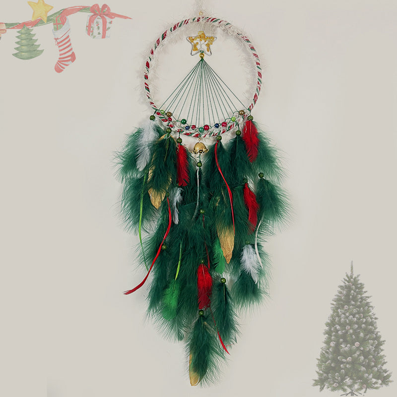 🎄✨🎅 Bestseller|Weihnachtlicher Traumfänger 🎁 Handgefertigt · Bringt Glück & Segen💫✨🎄