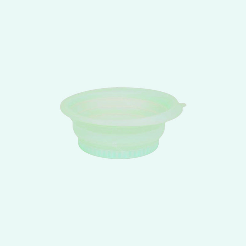 Foldable silicone wash basin