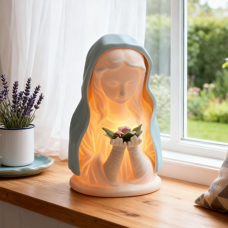 Nachtlampe zum Gebet an die Jungfrau Maria