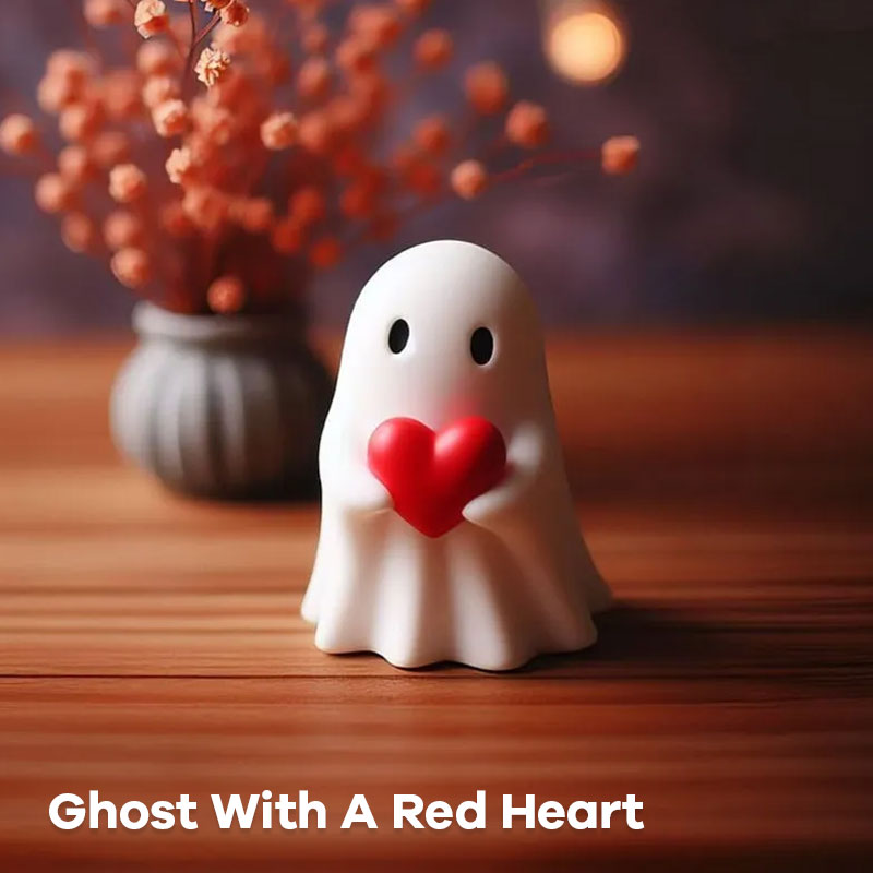 Cute ghost figurine