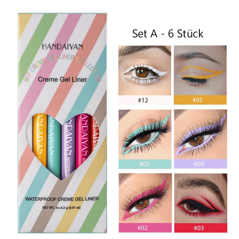 20-piece coloured eyeliner pen set (20-piece coloured eyeliner pen set