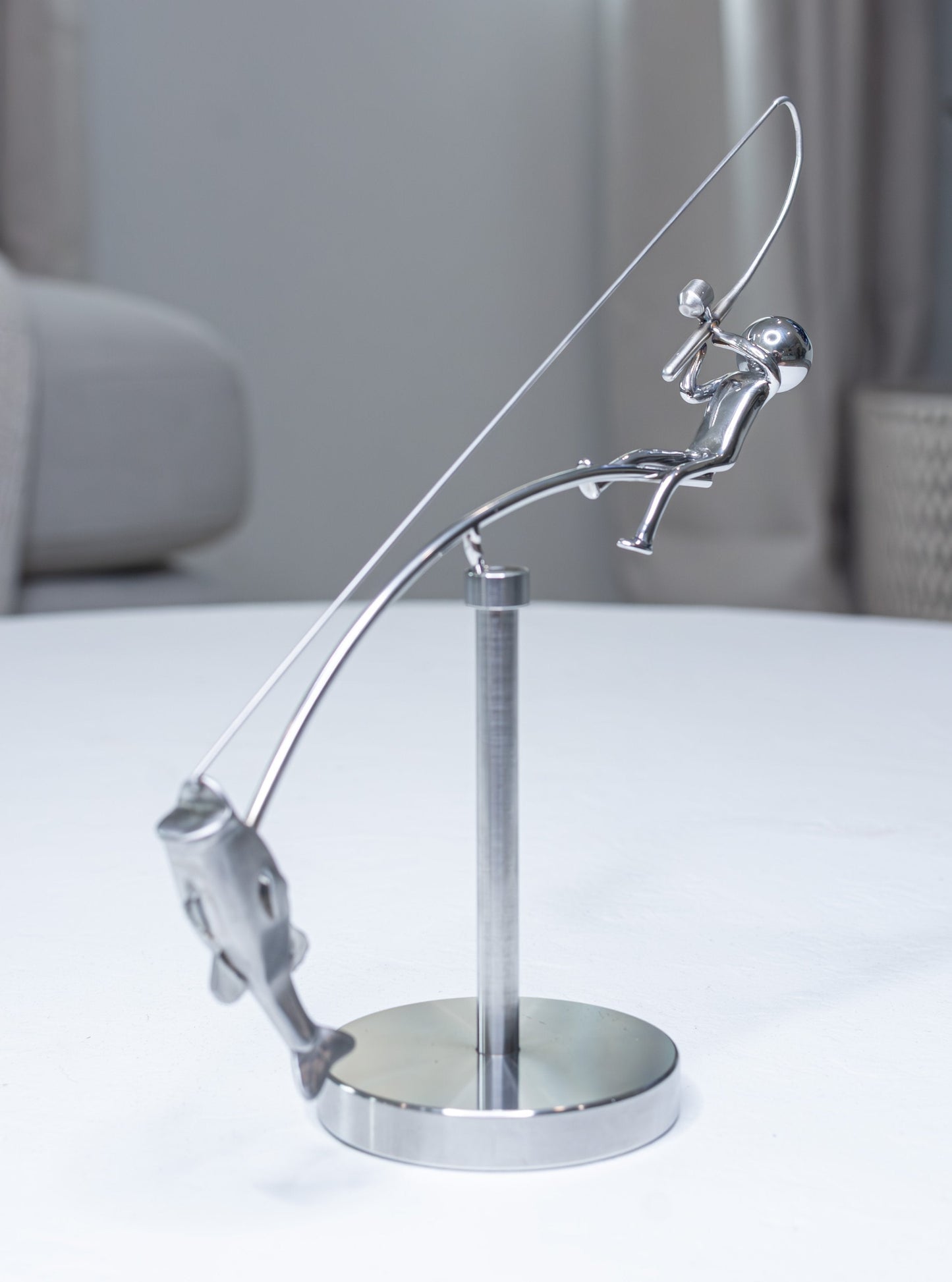 đŁThe Fisherman Balancing Sculptur