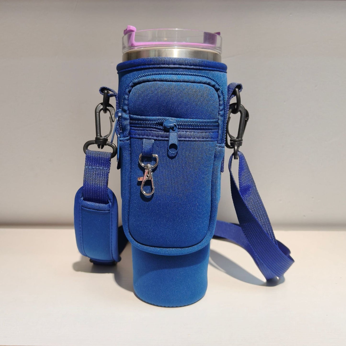 Adjustable Shoulder Bag With Thermos Cup Holder for 40oz