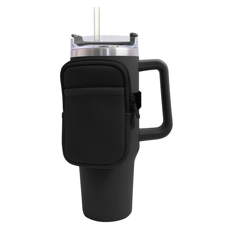 Adjustable Shoulder Bag With Thermos Cup Holder for 40oz
