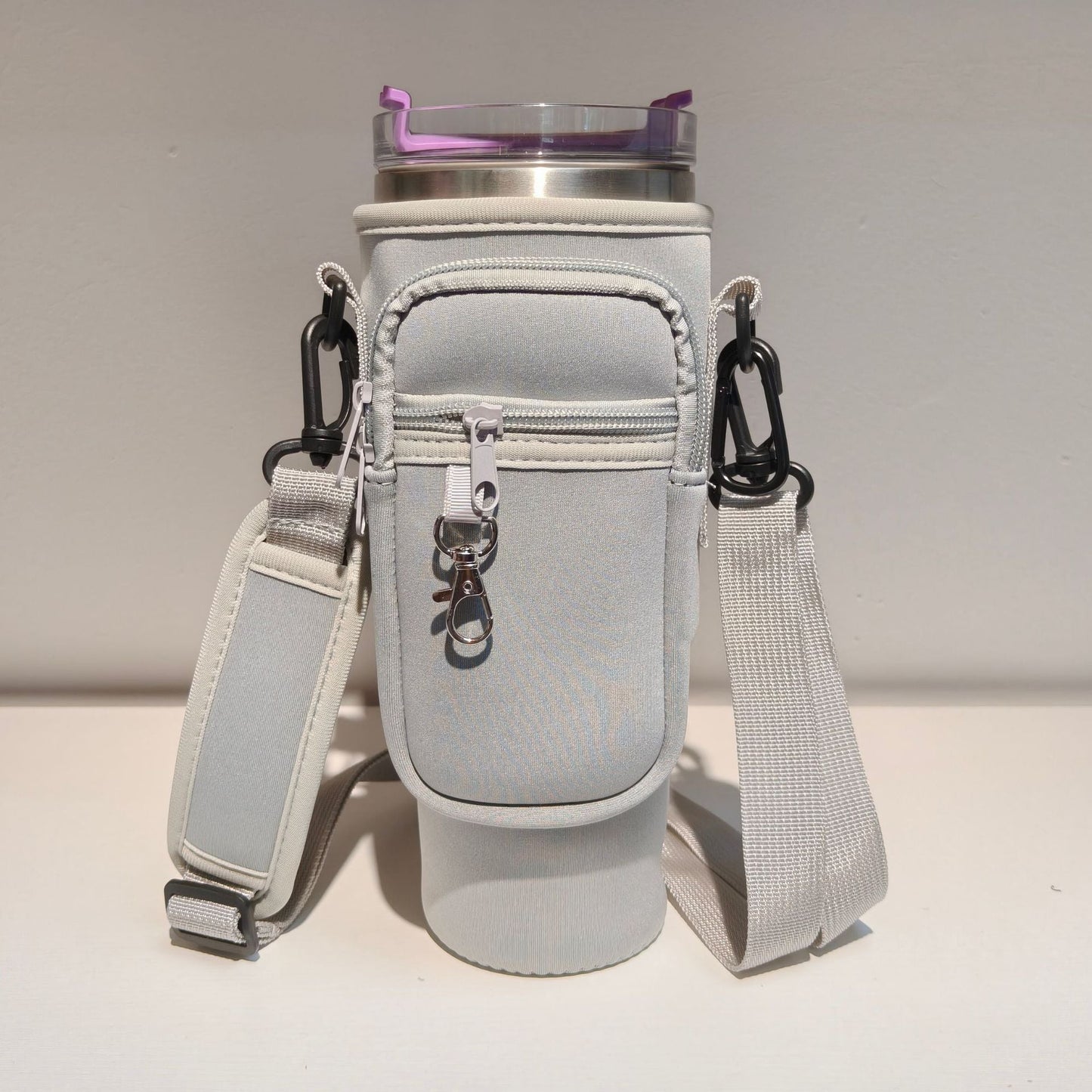 Adjustable Shoulder Bag With Thermos Cup Holder for 40oz
