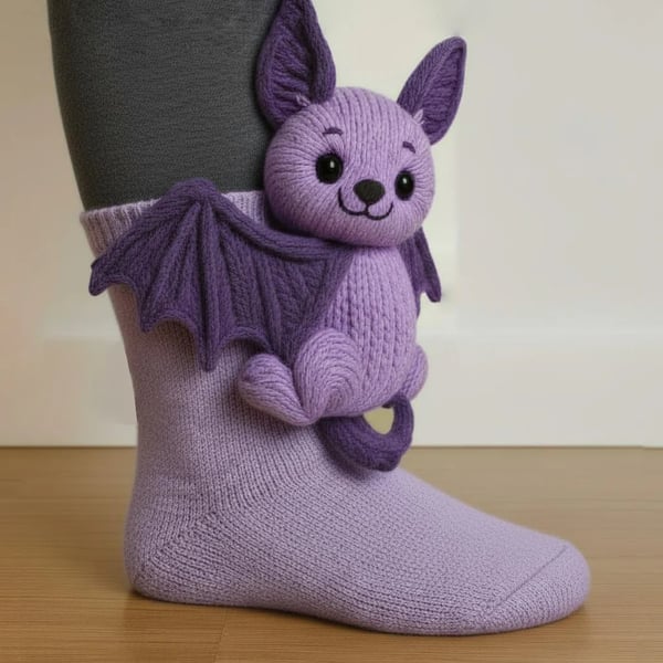Weihnachtsstricksocken, Warme Bodensocken