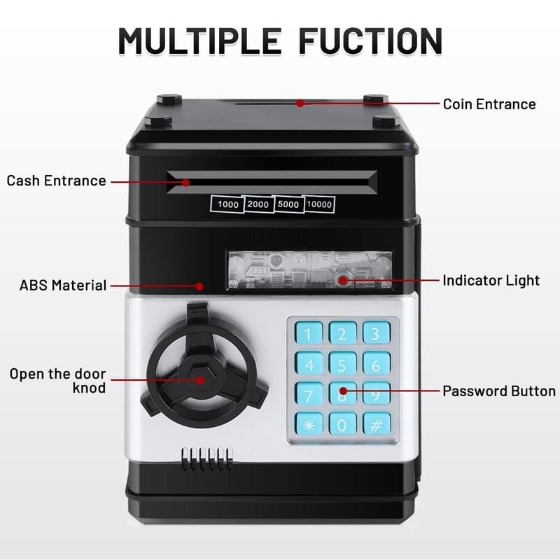🔥CARTOON ATM PASSWORD PIGGY BANK