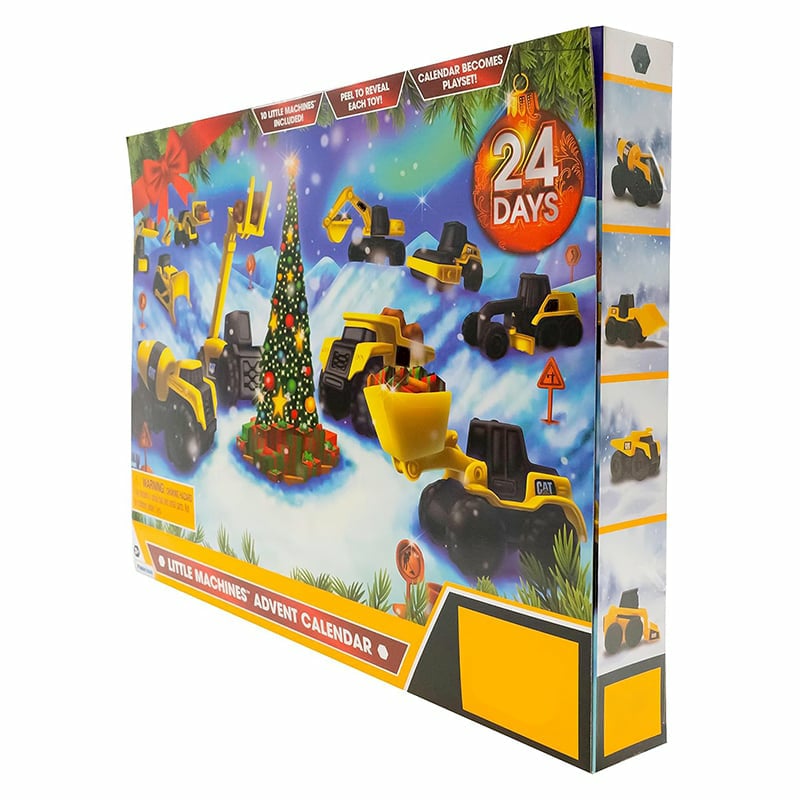🔥LETZTER TAG 49 % RABATT🔥24-Tage-Weihnachts-Countdown-Kalender mit Baufahrzeug