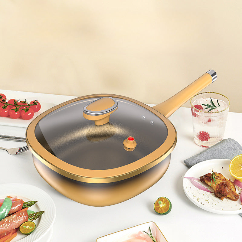 ⏳Limited Time Offer⏰ 12 inch (30 cm) Titanium Non-Stick Saucepan with Lid