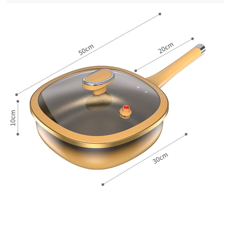 ⏳Limited Time Offer⏰ 12 inch (30 cm) Titanium Non-Stick Saucepan with Lid