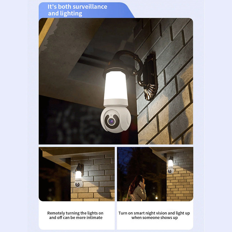 Smart Wi-Fi Surveillance Camera With Ligh