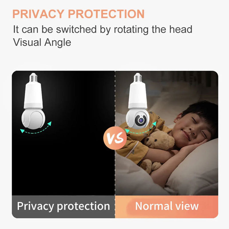 Smart Wi-Fi Surveillance Camera With Ligh