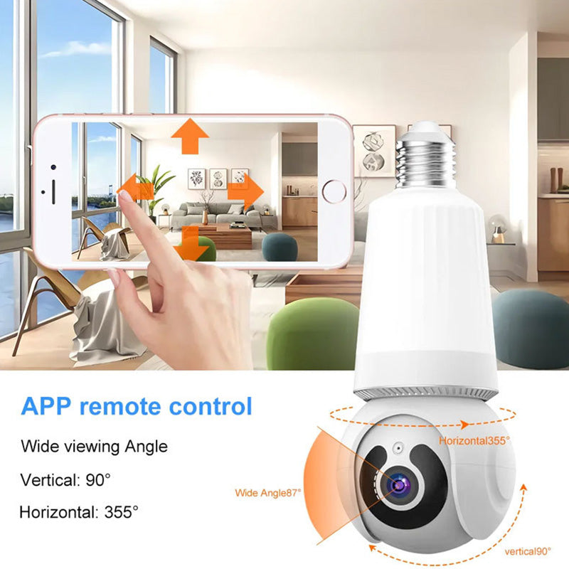 Smart Wi-Fi Surveillance Camera With Ligh