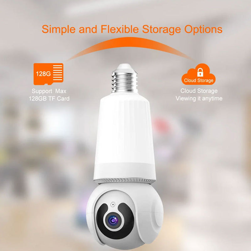 Smart Wi-Fi Surveillance Camera With Ligh