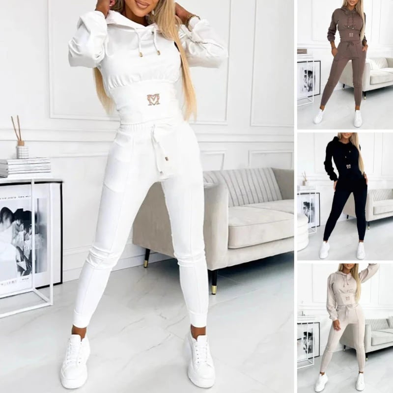 ✨Zweiteiliger Sportanzug Mit Kapuze Für Damen