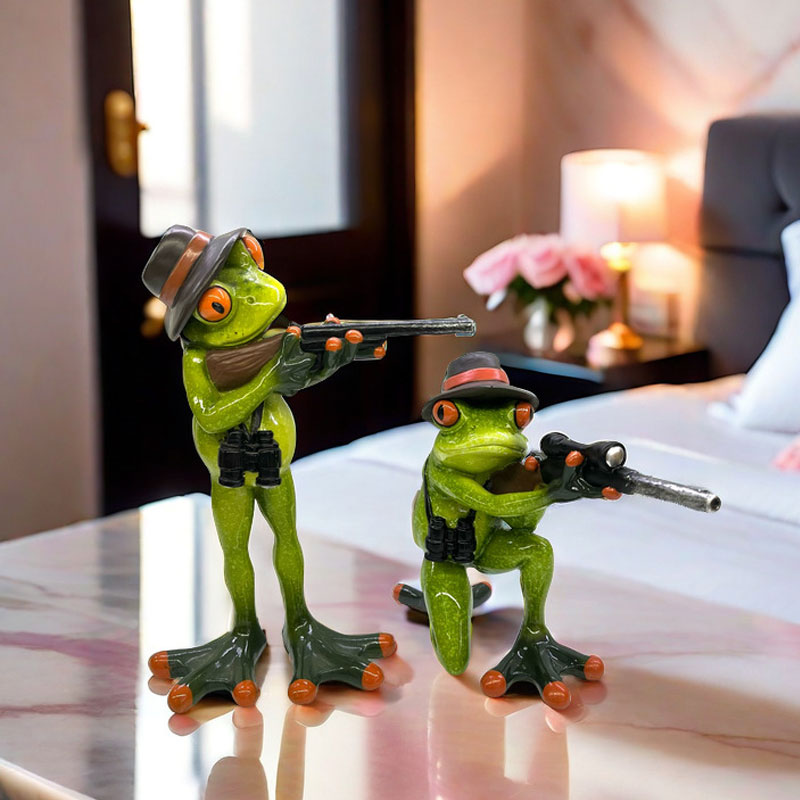 🐸🎯 Frog Jäger – Lustige Froschjäger Figur
