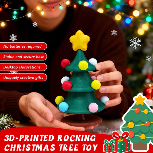 🎄 3D-Druck Schwingender Weihnachtsbaum Spielzeug 🎁
