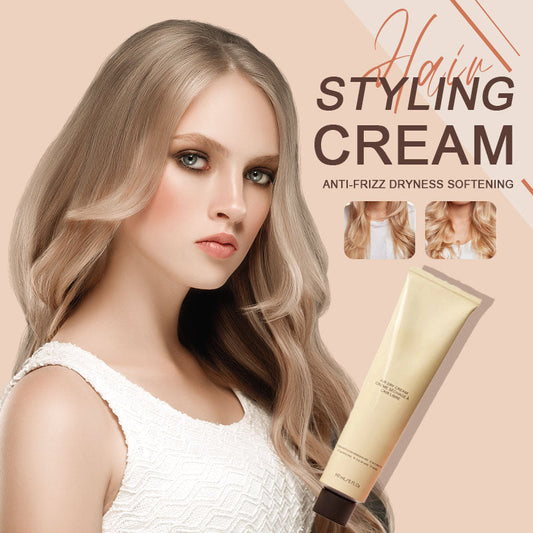 Hair Styling Cream - Anti-Frizz Dryness Softening