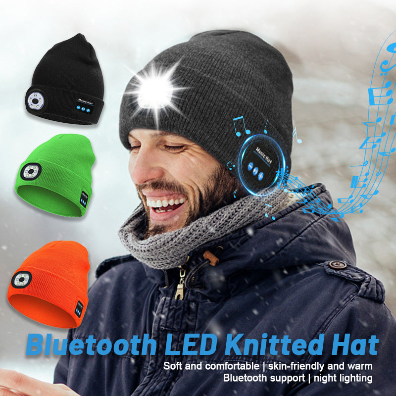 Bluetooth LED-Strickmütze