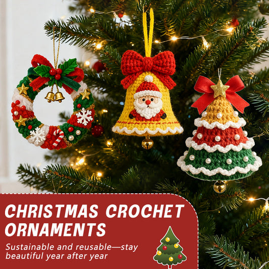 🎅 Handgestrickte Weihnachtsornamente
